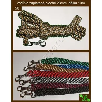 Vodítko pro psa Vodítko pletené ploché 23mm délka 4m