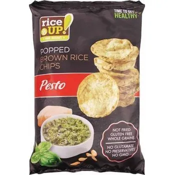 Slaná pochutina Rýžové chipsy, pesto, 60 g, RICE UP