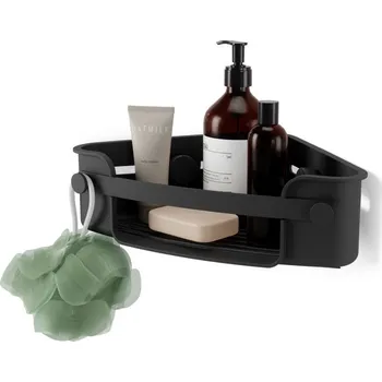 Držák na kartáček Nástěnná rohová polička Umbra FLEX černá