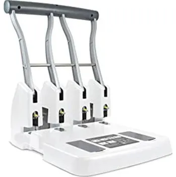 Děrovačka Čtyřděrovačka "ECO P4400", bílá, velkokapacitní 150 listů, RAPESCO