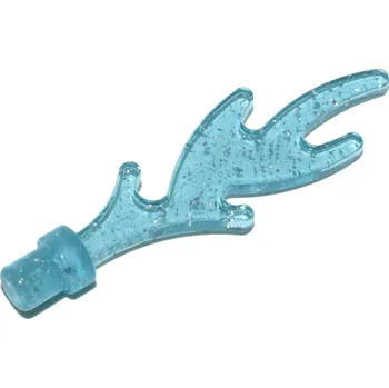 Hračka 6126b Glitter Trans-Light Blue Wave Rounded (Třpytivé průhledné světle modré vlny se zaoblenými hranami)