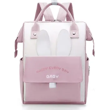 Carla Dámský batoh na kočárek Mulea růžovo-bílá Univerzální