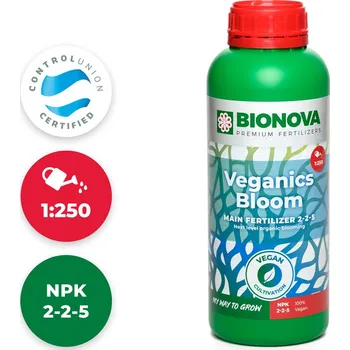 Hnojivo Hnojivo BioNova Veganics Bloom Objem: 1l