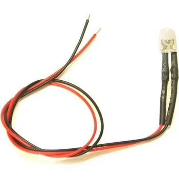 Tuning žárovka LED 12V čirá s vodiči