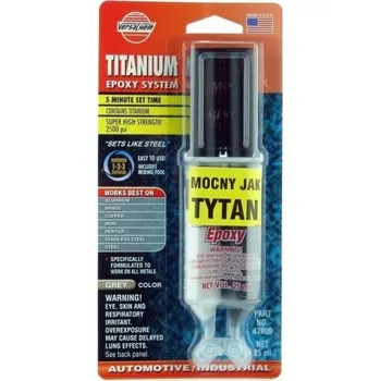 Průmyslové lepidlo Dvousložkové lepidlo na hliník, titan, mosaz 25ml