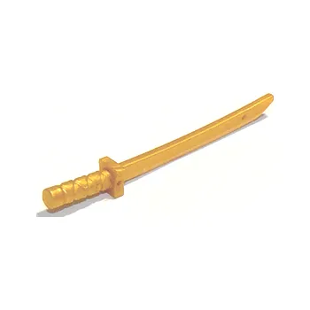 Stavebnice LEGO 21459 Pearl Gold Sword, Shamshir/Katana (Perleťově zlatý meč, šamšír/katana)