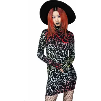 Dámské šaty šaty dámské KILLSTAR - Raincloud - Black - S