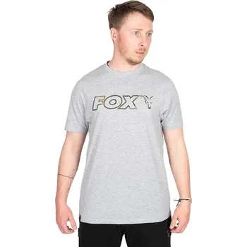 Rybářské oblečení Fox Tričko Ltd LW Grey Marl T-Shirt
