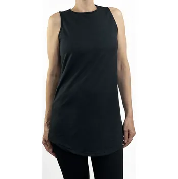 Dámské prodloužené fitness triko Dark velikost: L