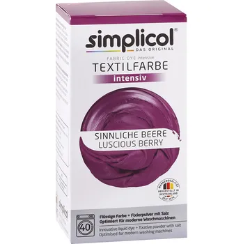Speciální výtvarná barva Simplicol barva na textil Smyslné bobule 150ml + 400g