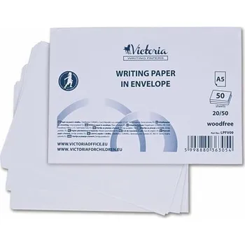 Sešit Listové papíry v obálce "Envelope", A5, 20/50, VICTORIA