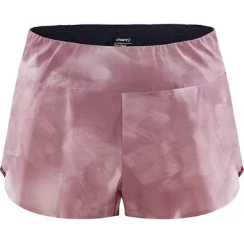 Běžecké oblečení Dámské sportovní šortky CRAFT Pro Hypervent Split růžové Velikost: L