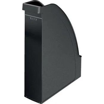 Kancelář Stojan na časopisy “Plus”, černá, A4, 70 mm, plast, LEITZ