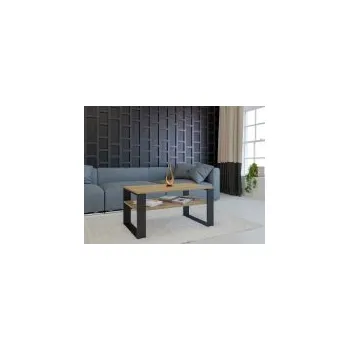 Konferenční stolek FALCO Konferenční stolek Elen 2 dub artisan/černá