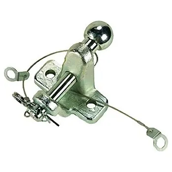 Tažné zařízení Tažná koule + čep 3500kg stříbrná