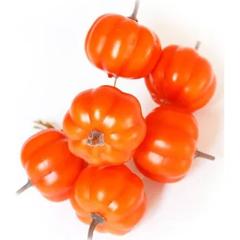 Party dekorace Dýně svazek, 12 cm, set 6 ks