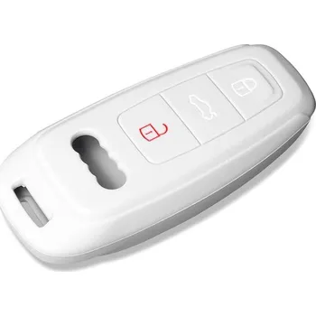 Escape6 ochranné silikonové pouzdro na klíč pro Audi A6/A7/A8 barva světle šedá