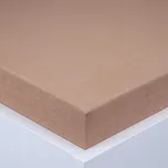 Napínací prostěradlo froté EXCLUSIVE ořechové sada 2 ks 90 x 200 cm