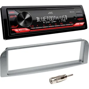 Autorádio Autorádio ALFA ROMEO 147 JVC KD-X282BT Bluetooth s instalační sadou stříbrný rámeček