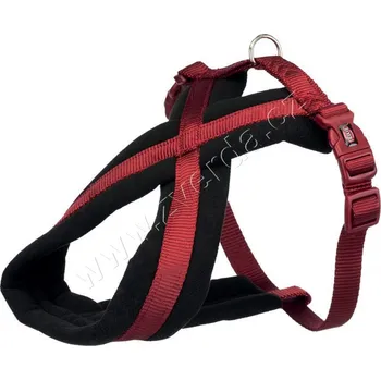 Postroj pro psa Nylonový postroj PREMIUM podšitý 50-80cm/25mm (M-L) - burgundy