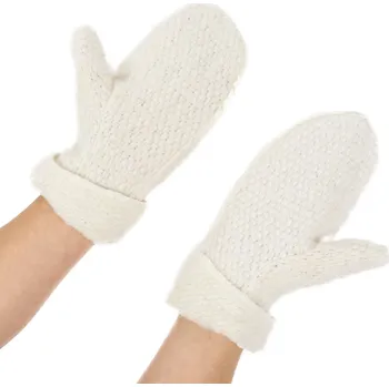 Rukavice Wooline Rukavice s ovčí vlnou Laura, bílé Velikost: L/XL