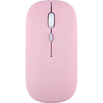 Myš Bezdrátová dobíjecí myš - světle růžová