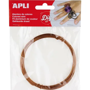 Hobby drát Modelovací drát APLI meděný / šířka 1,5mm / délka 5m