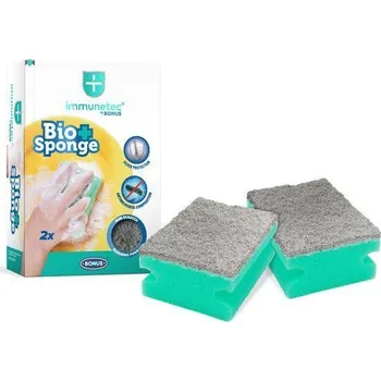 Houba na mytí nádobí "Bio Sponge Immunetec", 2 ks, BONUS B693