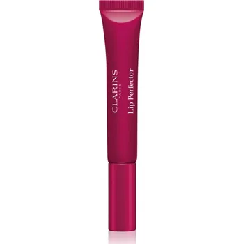 Přípravek na rty Clarins Lip Perfector Shimmer lesk na rty s hydratačním účinkem odstín 08 Plum Shimmer 12 ml