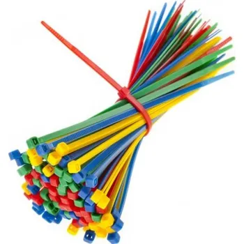 Stahovací páska stahovací pásky AUTOLAMP 350x4,8 pět barev po 20ks