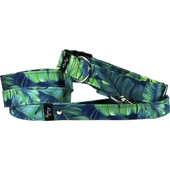 Vodítko pro psa Vodítko HAPPYZOO BY KIWLY softshell Listy monstera 2x130cm