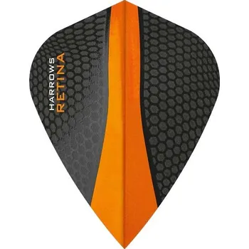 Příslušenství pro šipky Harrows letky Retina Kite, Barva letky Black-Orange