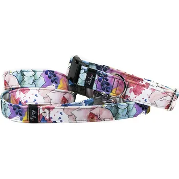 Obojek pro psa Obojek HAPPYZOO BY KIWLY softshell Akvarel 2,5x27-40cm
