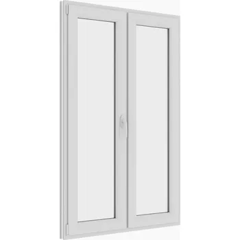 Vchodové dveře PREMIUM Balkonové plastové dveře dvoukřídlé bílé, 150x200 cm