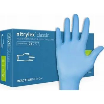 Pracovní rukavice Nitrilové rukavice NITRYLEX BLUE Velikost: L/09