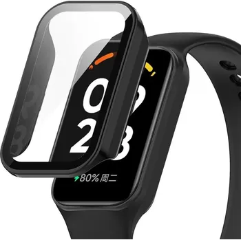 Příslušenství k chytrým hodinkám Ochranný kryt pro Redmi Smart Band 2 GL a Amazfit Band 7 - Černý