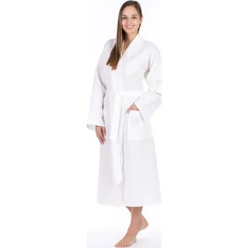 Dámské noční prádlo Framsohn Unisex kimono župan, bílá Velikost: L