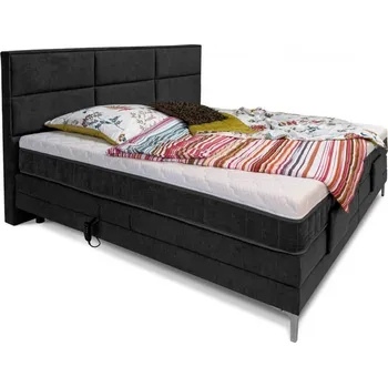 Postel Elektrická postel Boxspring 200x200 Dorry antracit
