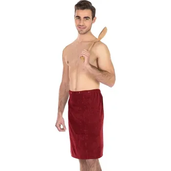 Osuška Pánská saunová osuška SAUNA KILTS, 438 červená, Framsohn