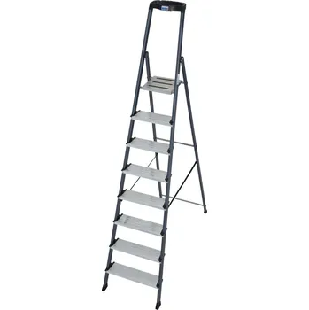 Schůdek KRAUSE Schůdky 1x8 SECURO 8 stupňů, nášlapy 125 mm, PROFI 126467