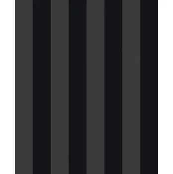 Tapeta Černá vliesová tapeta na zeď, pruhy, OTH405, Othello, Zoom by Masureel