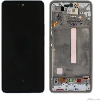 Samsung Galaxy A53 5G (SM-A536B) LCD + dotyková deska + přední kryt bílý - originál