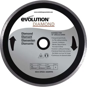 Brusný kotouč Diamantový kotouč EVOLUTION (cihla, beton, kámen, obklady...) - 255