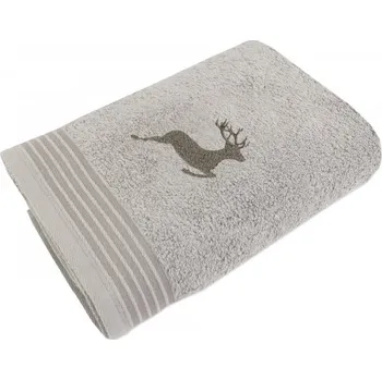 Talíř Ručníky HIRSCH, 607 béžová, více rozměrů, Framsohn Výška cm: 50, Šířka cm: 30