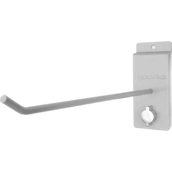 Dílenský regál REPONIO REPONIO Hák Store Simplo 25 Barva: Stříbrná STORESIMPLO25