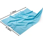 G.Gastro (10 Kusů) Utěrka z mikrovlákna na sklo modrá - 50 x 70 cm