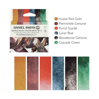 Vodová barva Sada akvarelových barev DS 6x5ml George Politis Master set 2 (Sada akvarelových barev DS 6x5ml George Politis Master set 2)