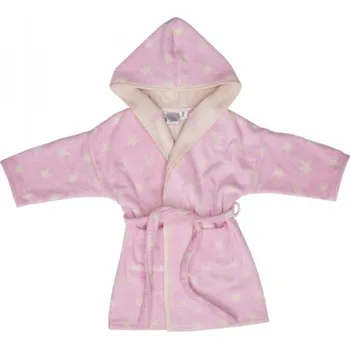 Dívčí župan Framsohn Dětský župan ORGANIC STARS, růžová Velikost: 104