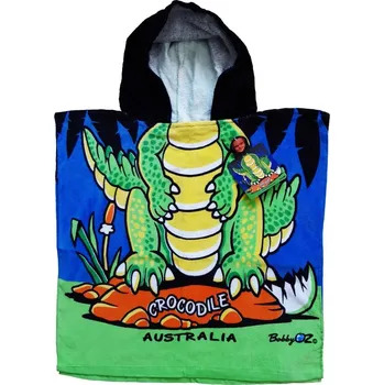 Australian Remedy Dětské pončo/osuška Krokodýl 60 x 120 cm