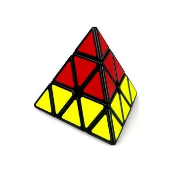 Hlavolam QiYi Teaching Series-Pyraminx (black)- plastový hlavolam